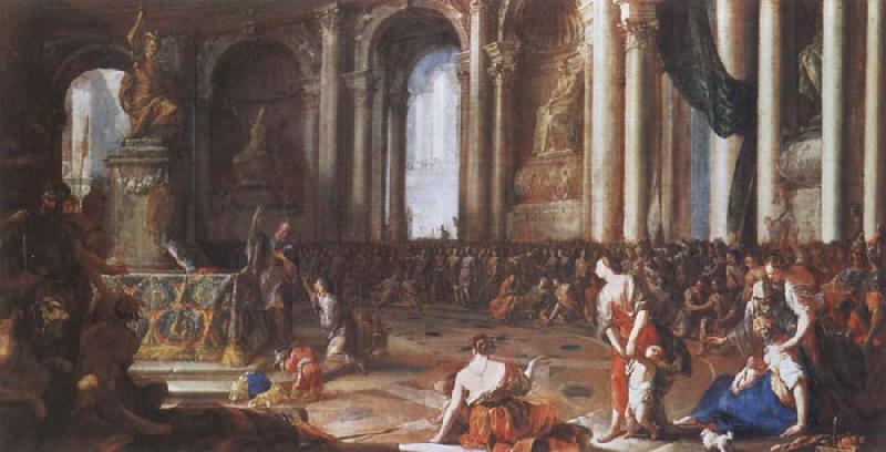 Johann Heinrich Schonfeldt The Oath of Hannibal Sweden oil painting art
